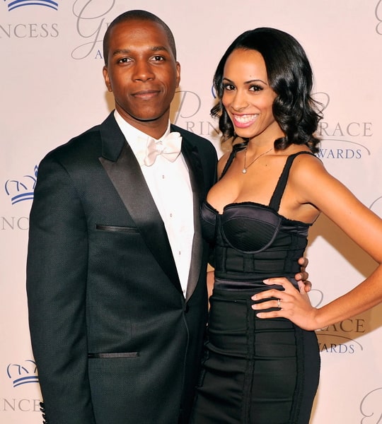 leslie odom jr. wife