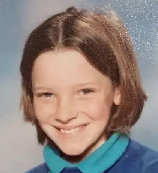 morfydd clark childhood pic