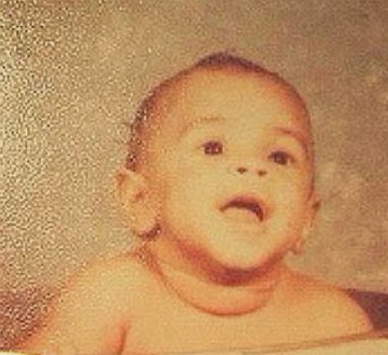 chris brown childhood pic