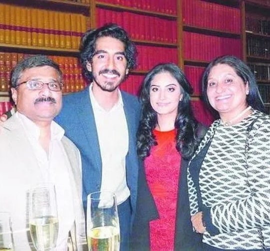 dev patel family