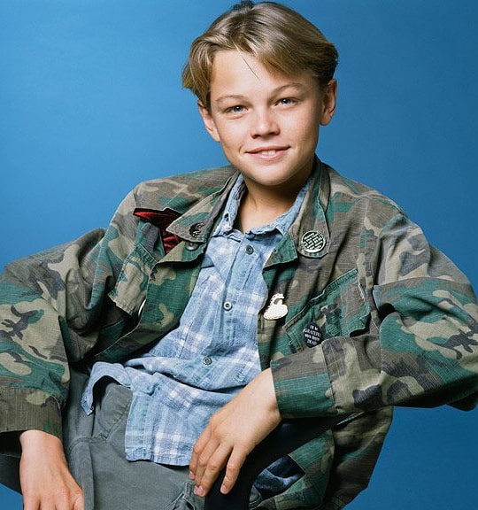 leonardo dicaprio childhood pic