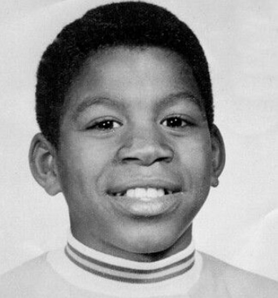 magic johnson childhood pic