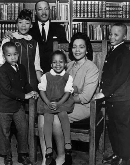 martin luther king jr. family
