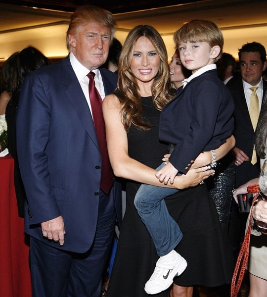 melania trump family