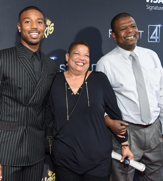 michael b jordan parents