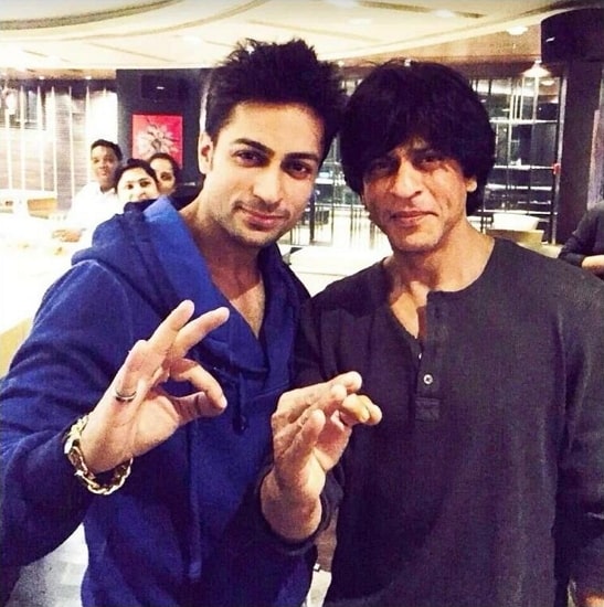 shalin bhanot with his shah rukh khan