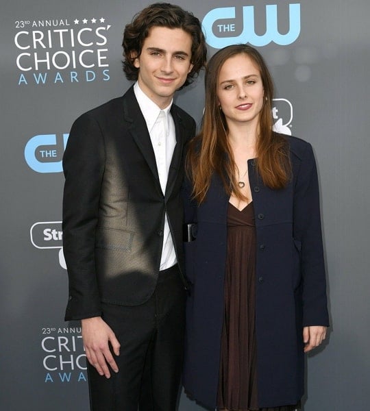 timothee chalamet sister