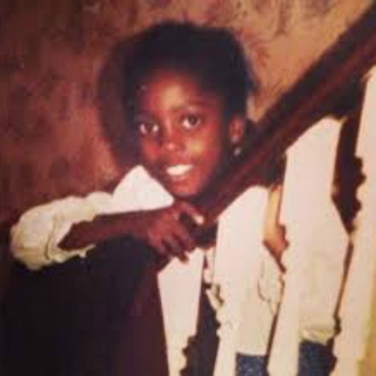 tiwa savage childhood pic