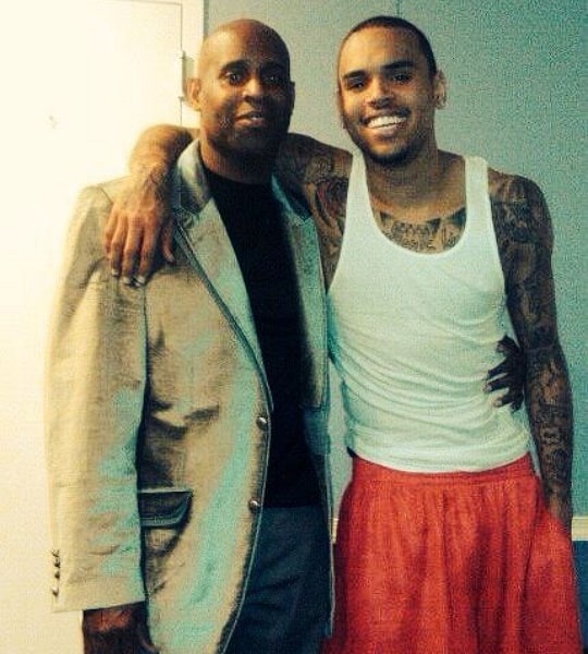 chris brown father