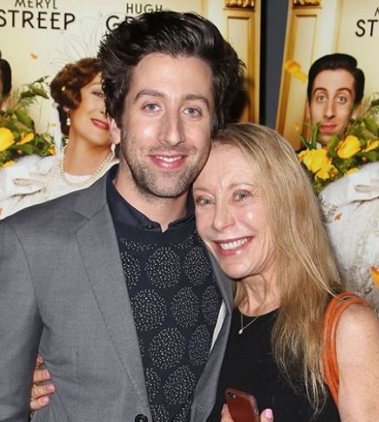 simon helberg mother