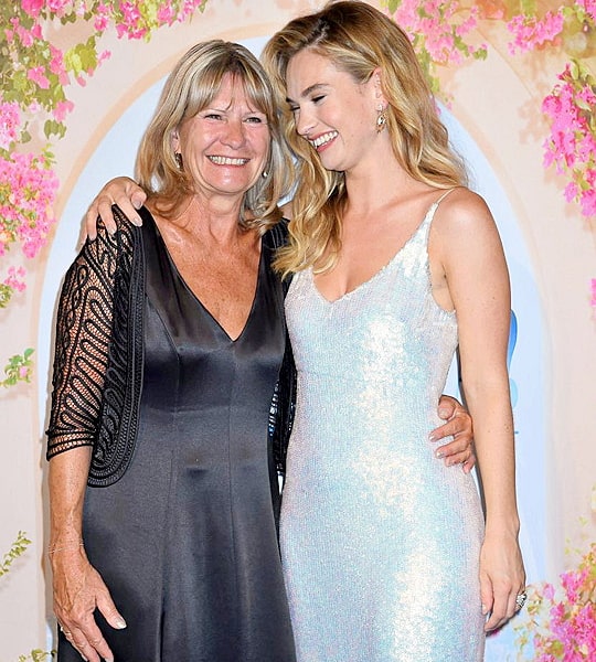 lily james mother