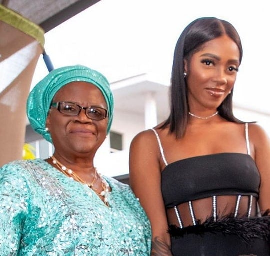 tiwa savage mother