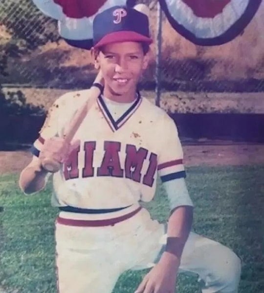 alex rodriguez childhood pic