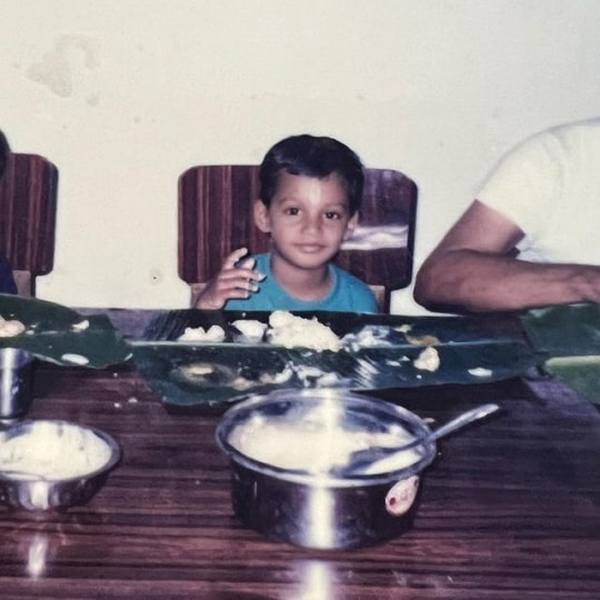 anirudh pisharody childhood pic