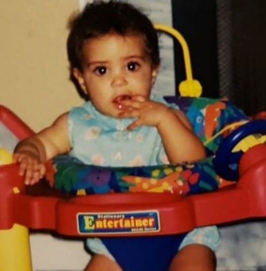 layton greene childhood pic