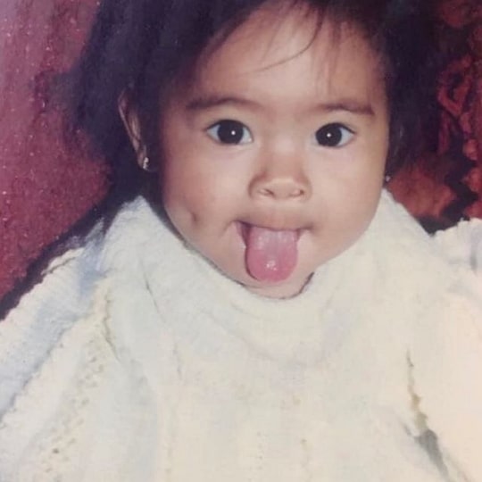 mabel cadena childhood pic
