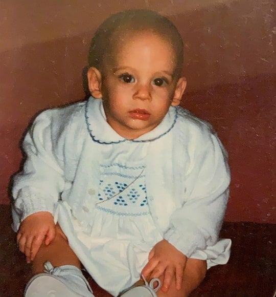 miguel herrán childhood pic