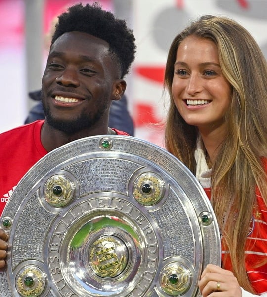 alphonso davies girlfriend