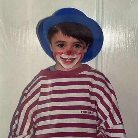 itzan escamilla childhood pic