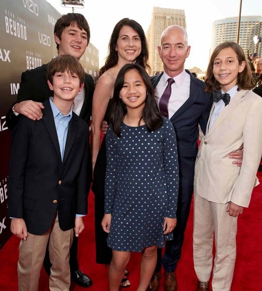 jeff bezos family