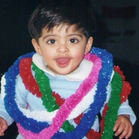 karan brar childhood pic