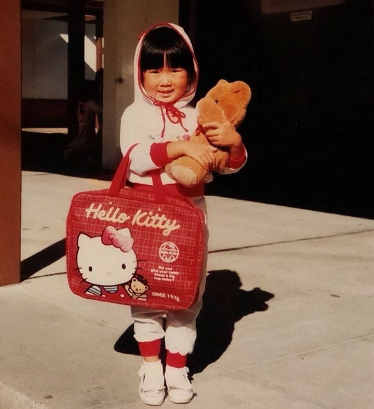 mari takahashi childhood pic