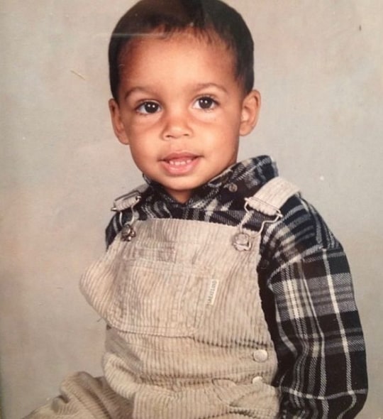 michael evans behling childhood pic