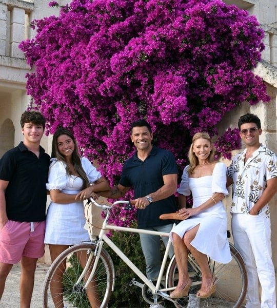 kelly ripa family