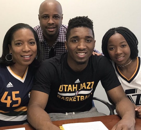 donovan mitchell family