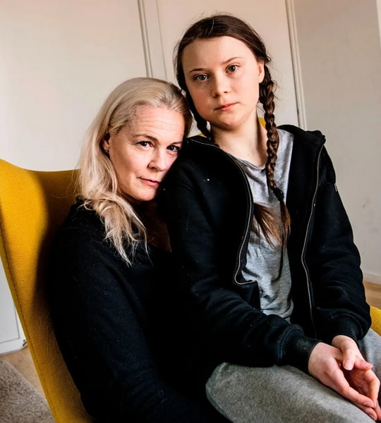 greta thunberg mother