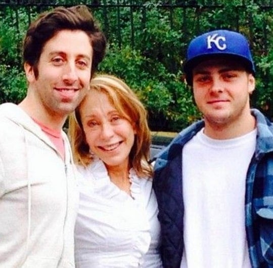 simon helberg mother brother