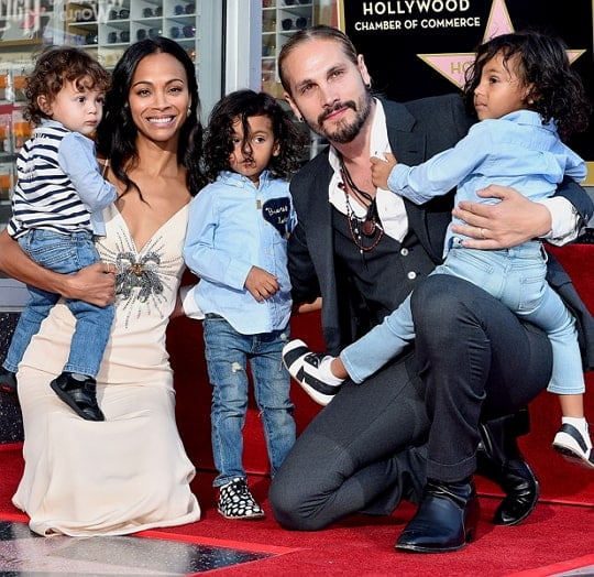 zoe saldana family