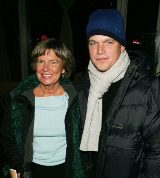 matt damon mother