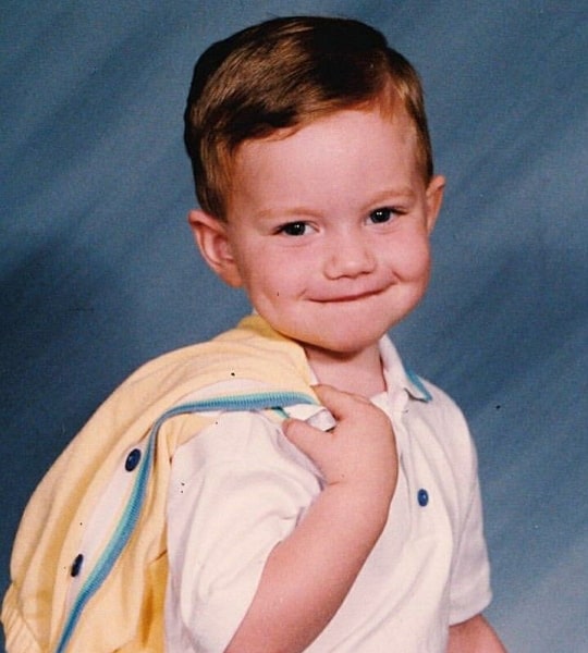 chris colfer childhood pic
