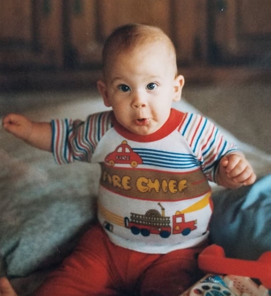 damien haas childhood pic