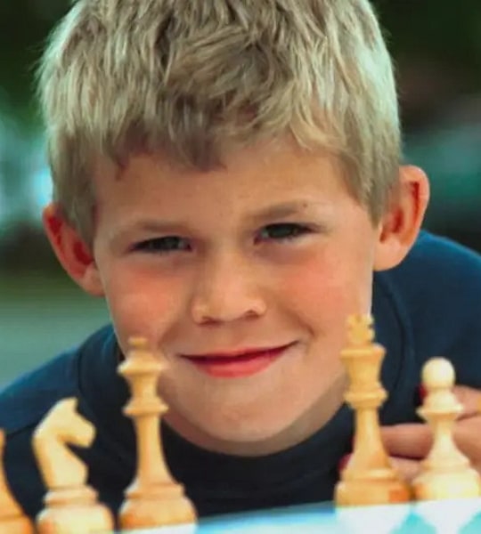 magnus carlsen childhood pic