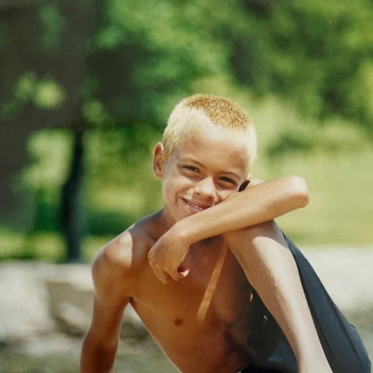 evan ross childhood pic