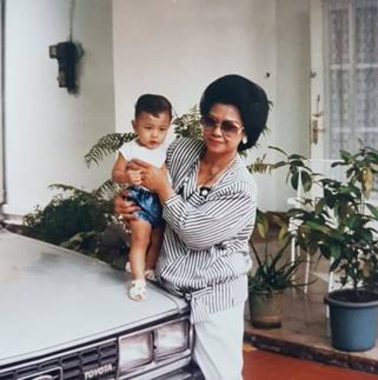 raffi ahmad childhood pic